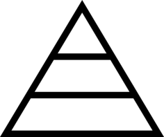 Pyramid Scheme Line Art Svg Vector, Free Vectors File